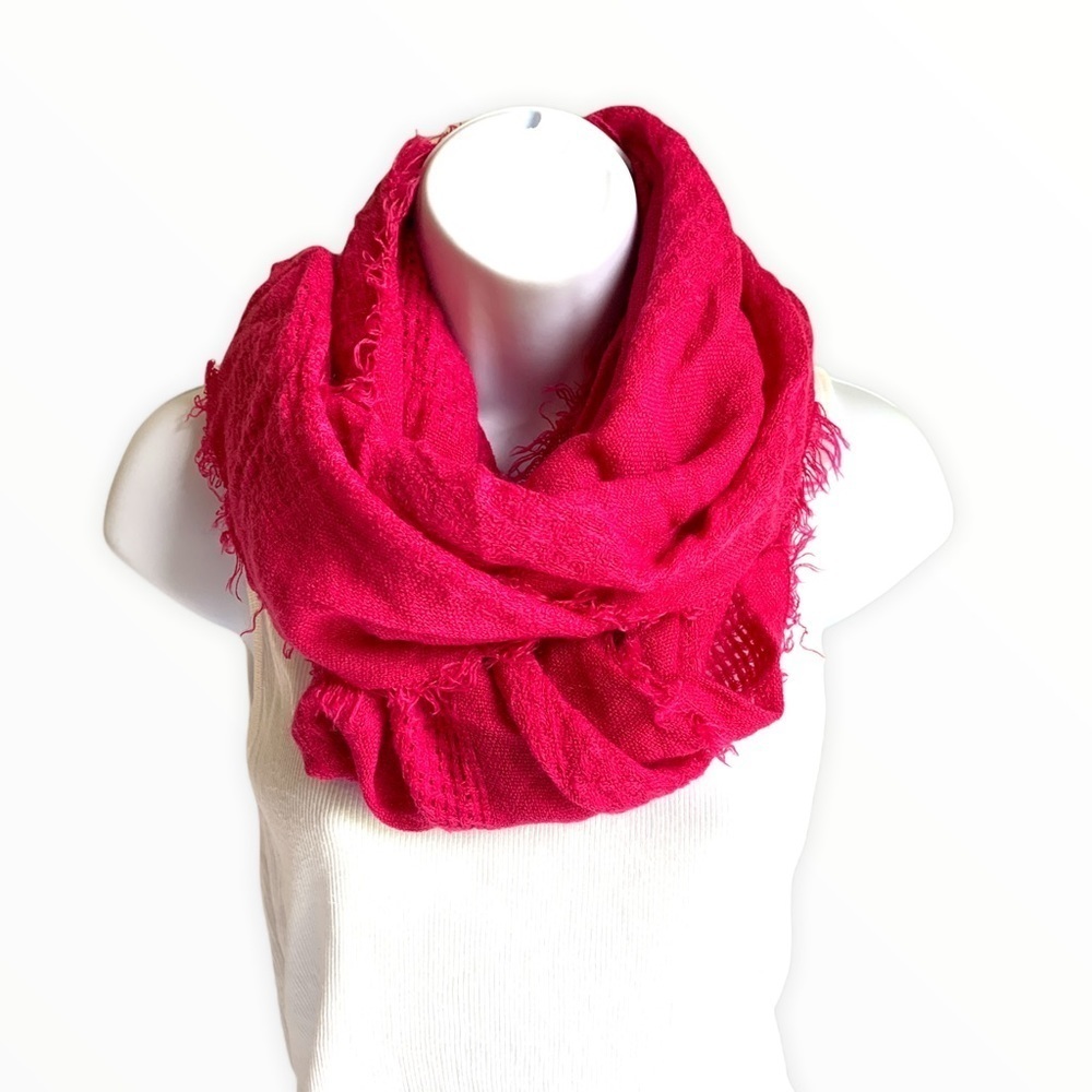 Pink Infinity Scarf